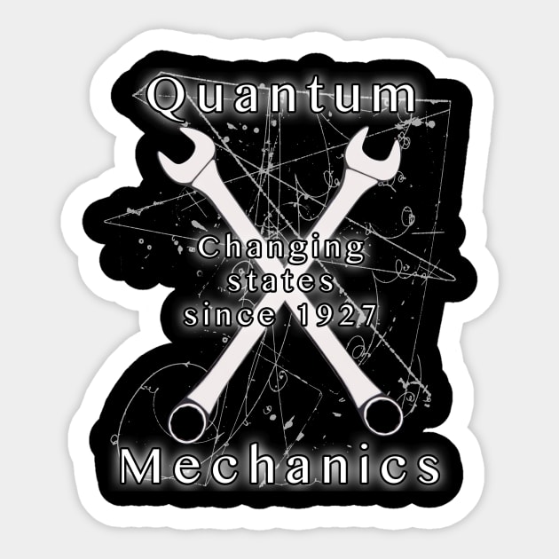 Quantum Mechanics Sticker by ok2do